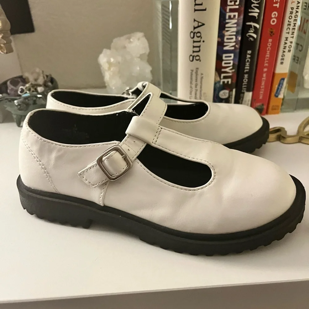 Faux Leather Mary Janes -‎ Girls